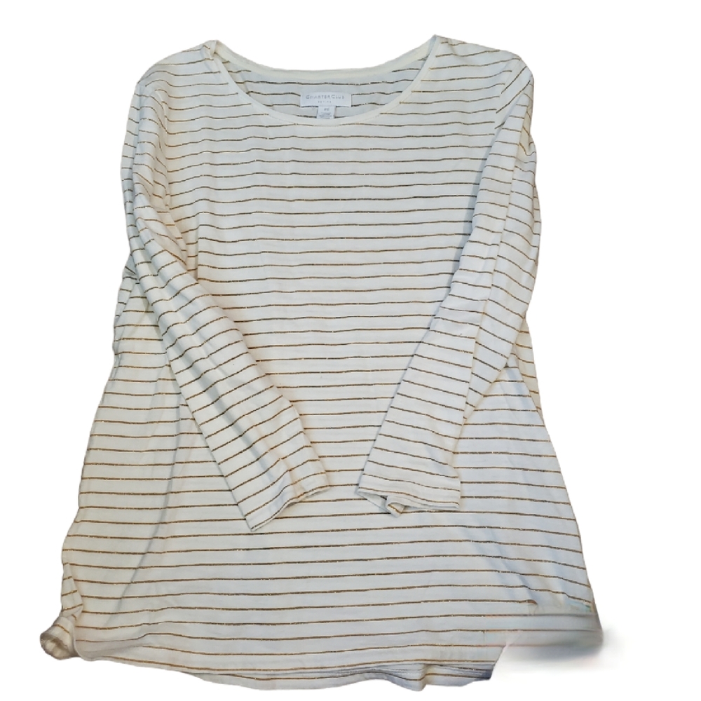 Charter Club long sleeve round neck t-shirt Size SP